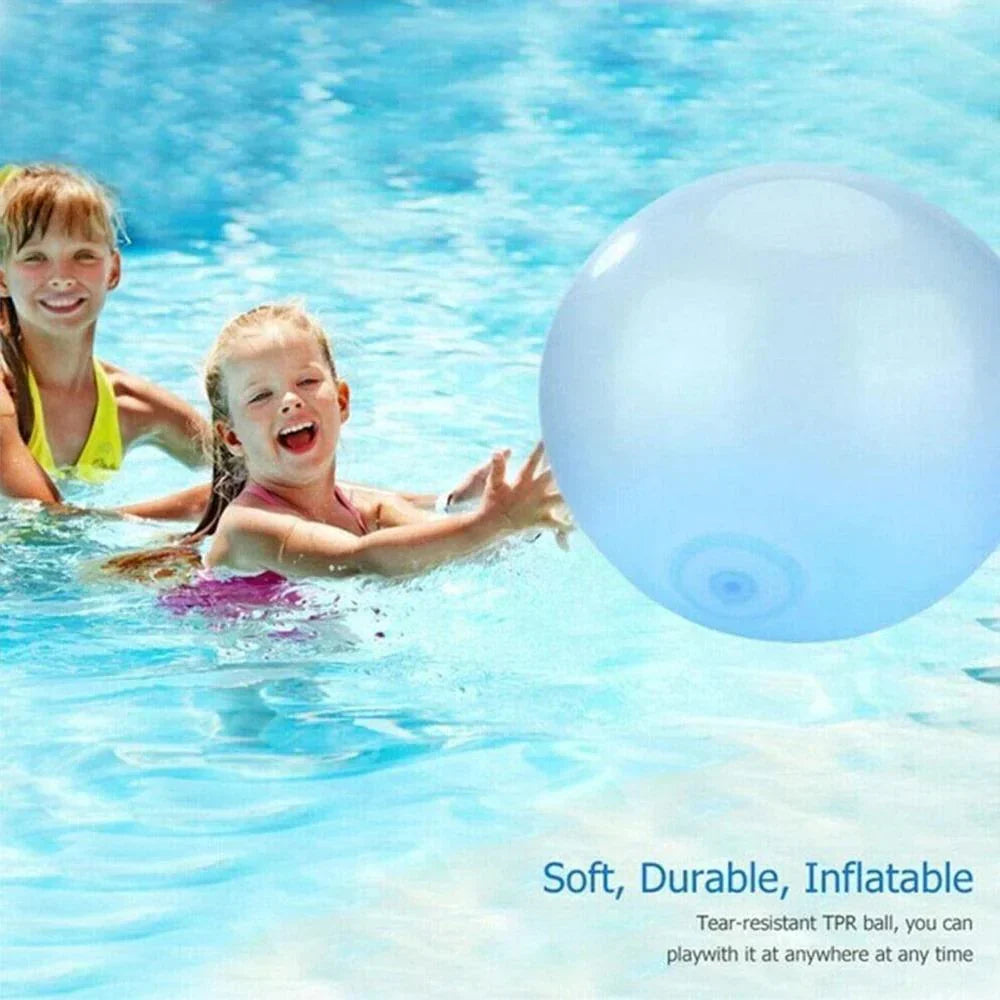 Inflatable Bubble Ball Dual Fill Floats & Bounces