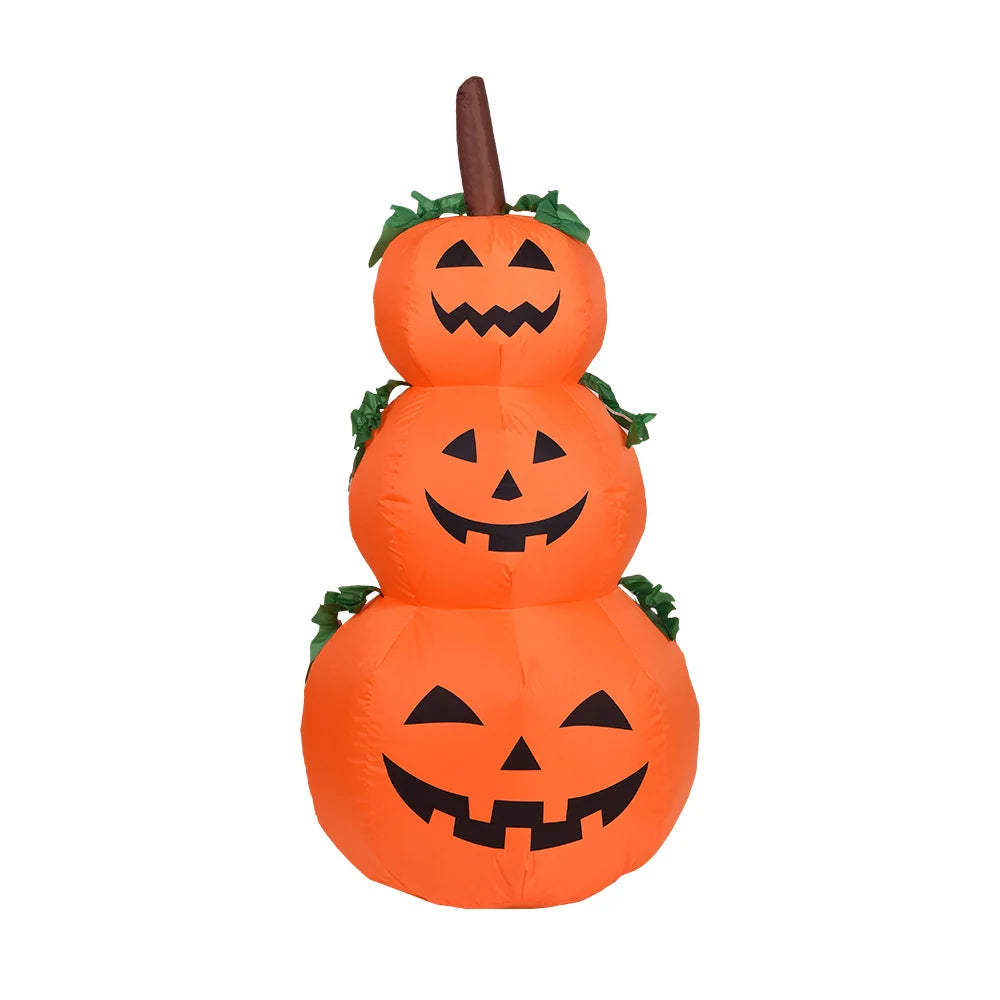 Inflatable Halloween Decoration LED-Lit Weatherproof With Stakes