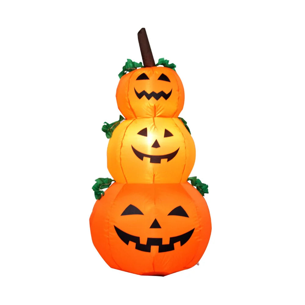 Inflatable Halloween Decoration LED-Lit Weatherproof With Stakes