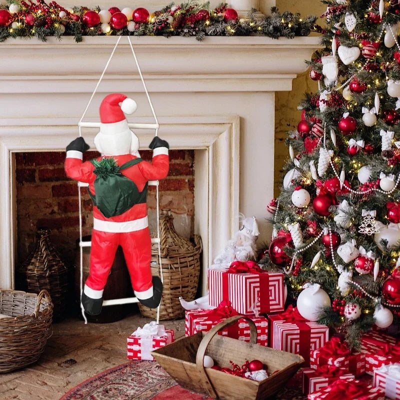 Inflatable Santa Decoration Weatherproof LED Lights