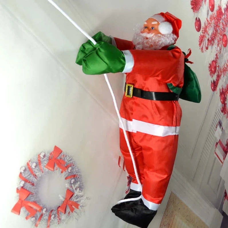 Inflatable Santa Lighted Quick-Inflate Weather-Resistant