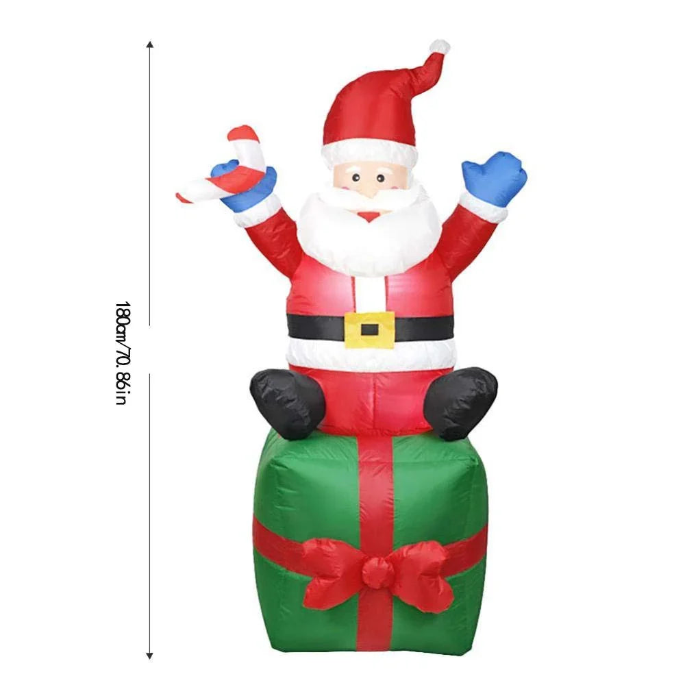 Inflatable Santa Weather-Resistant Built-In Blower & LED
