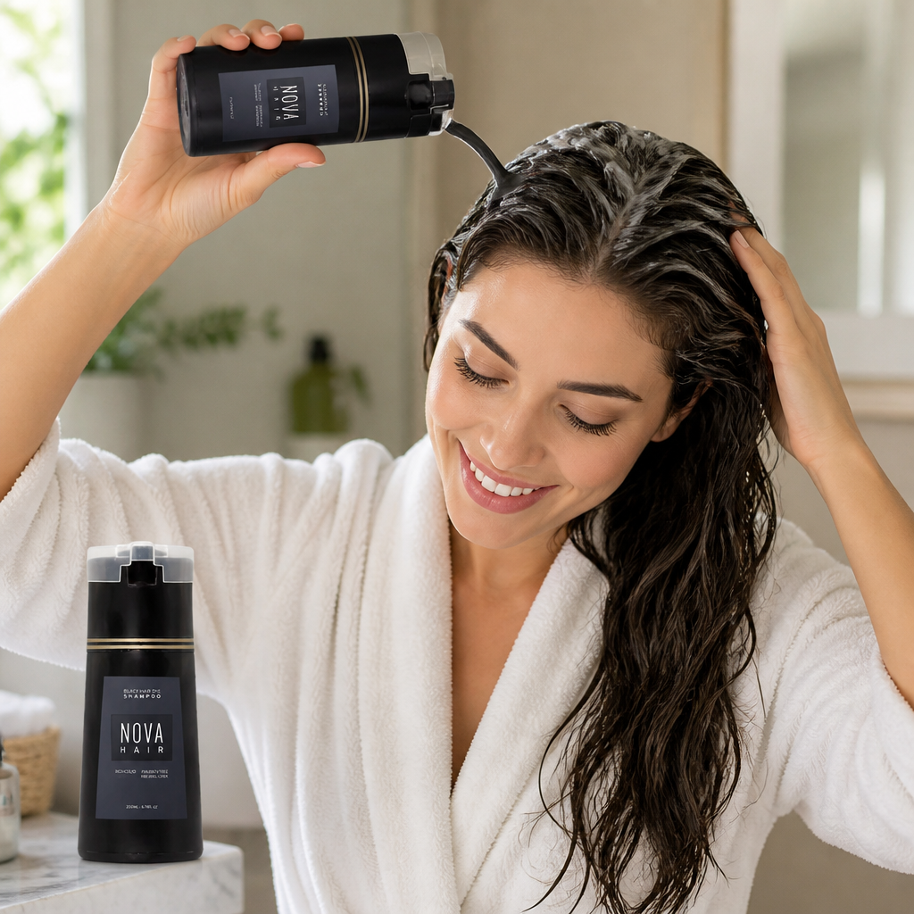Instant Gray-Coverage Herbal Coloring Shampoo