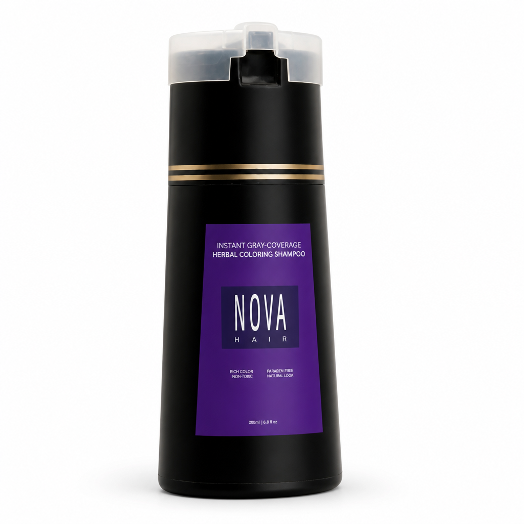 Instant Gray-Coverage Herbal Coloring Shampoo