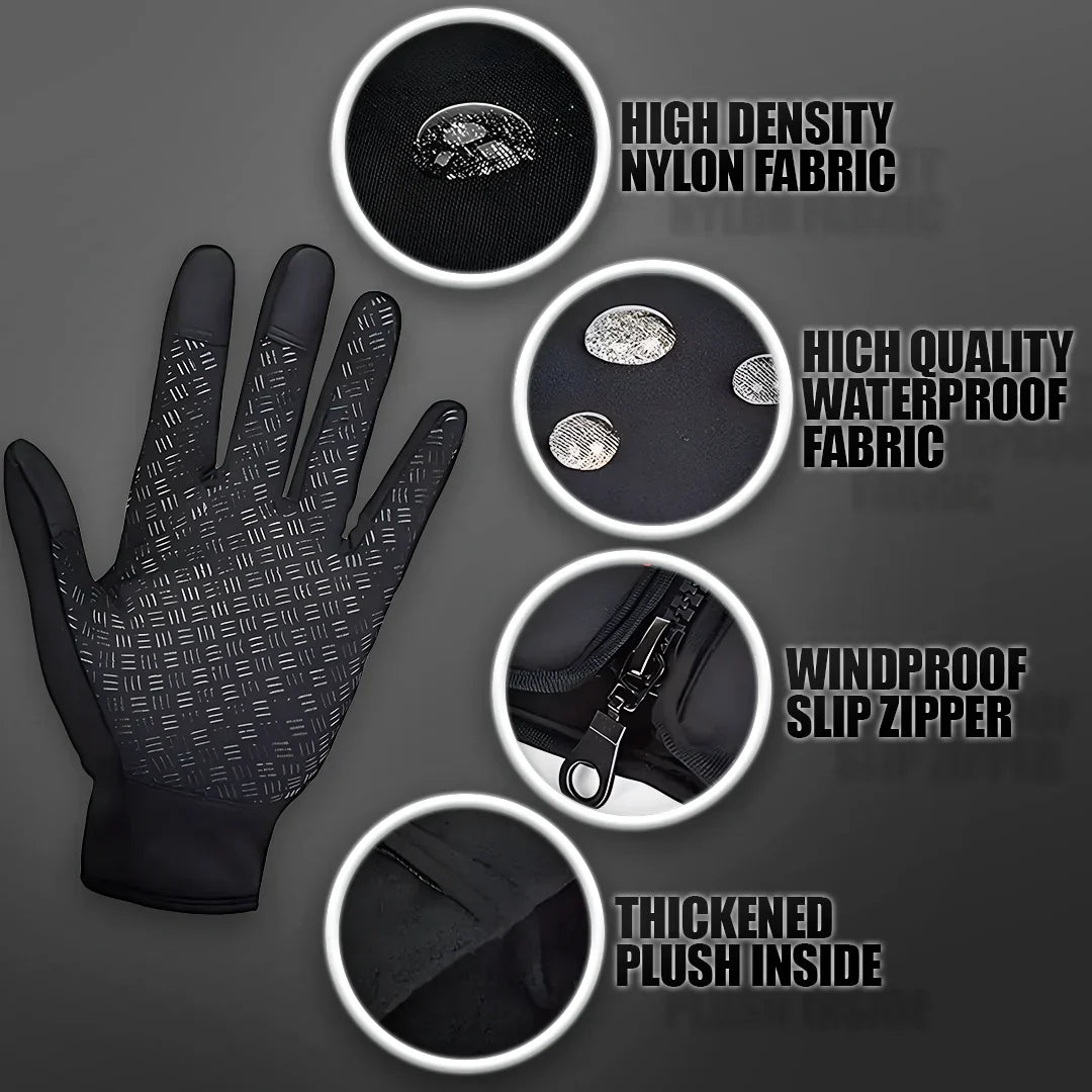 Insulated Winter Gloves Waterproof & Windproof Touchscreen