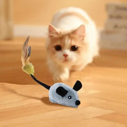 Interactive Cat Toy Plush Rechargeable 4-Hour Runtime