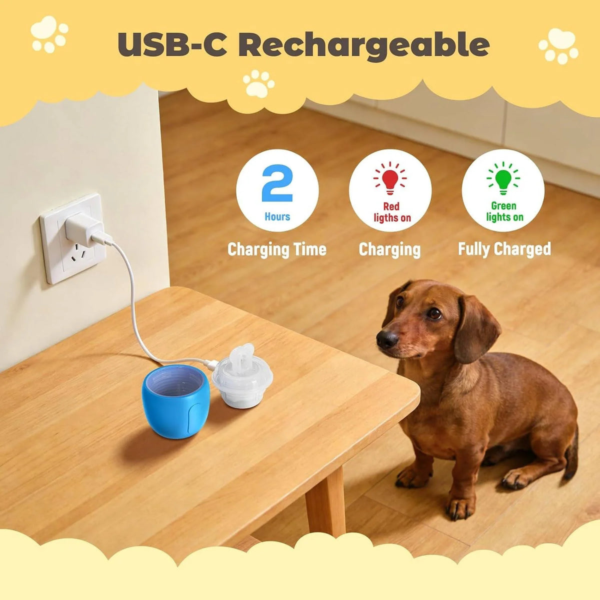 Interactive Dog Ball Motion-Activated USB Rechargeable 3 Play Modes