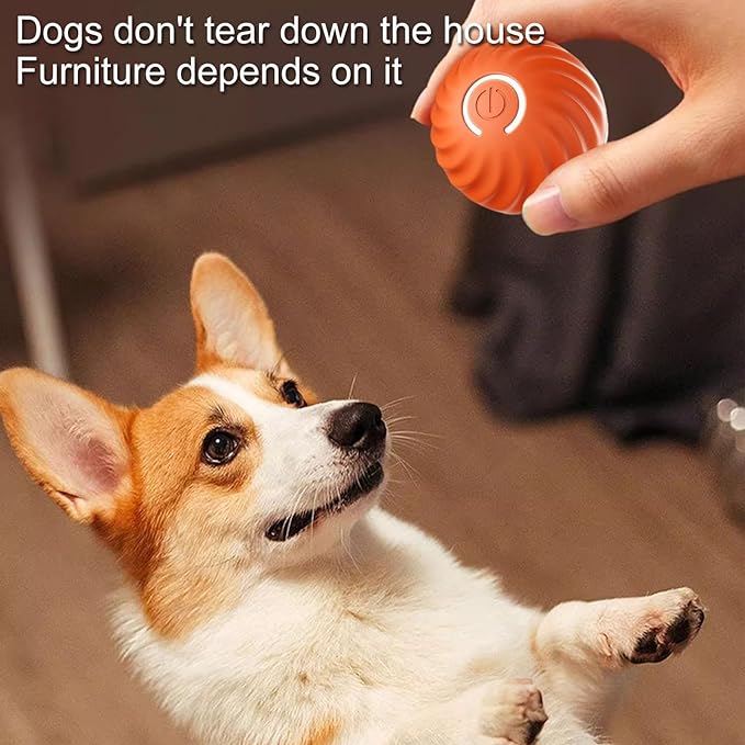 Interactive Dog Toy Rechargeable Unpredictable Motion & Obstacle Sensing
