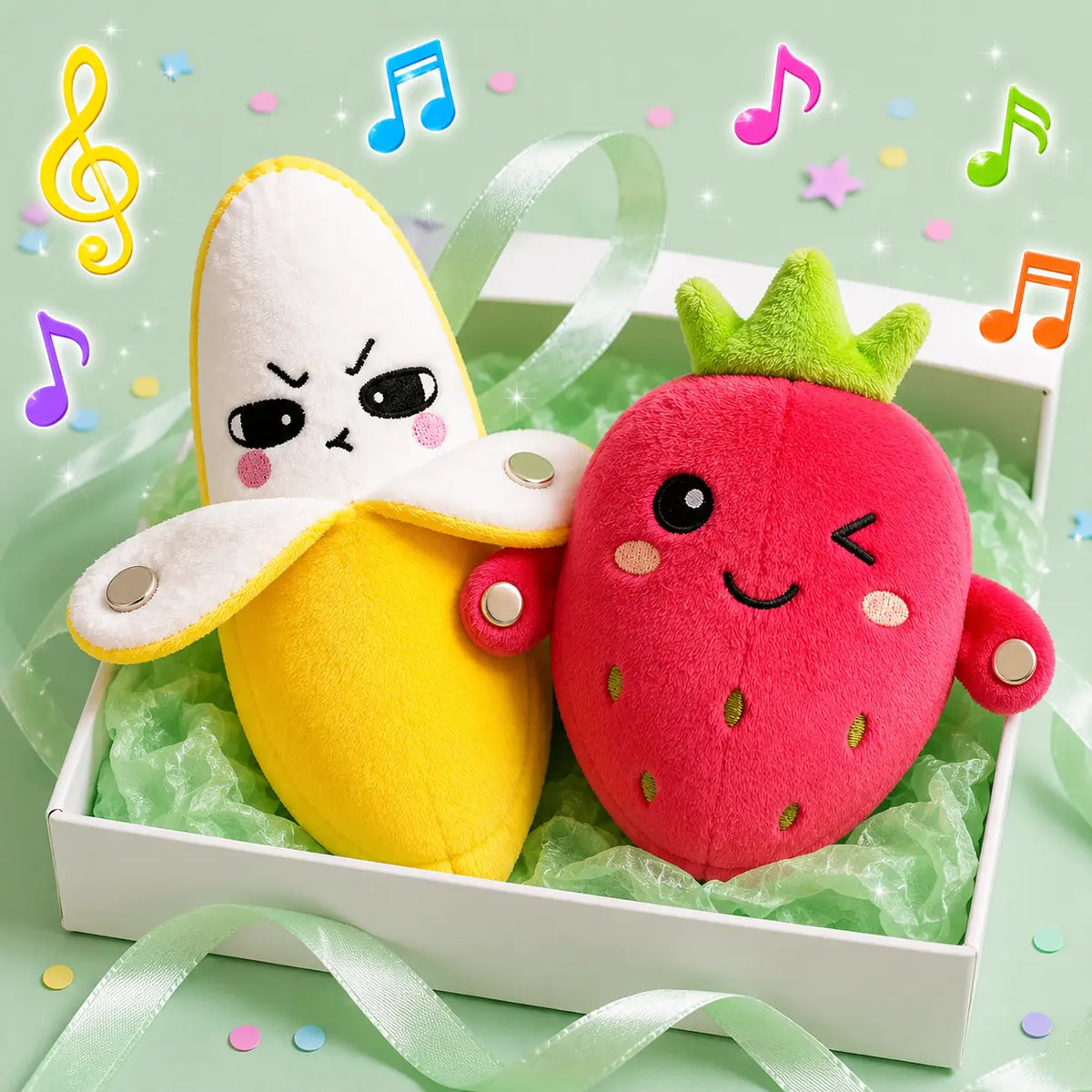 Interactive Plush Toy Battery Powered Parent & Child