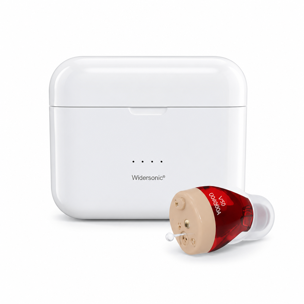 Invisible Rechargeable Noise-Cancelling Hearing Aids