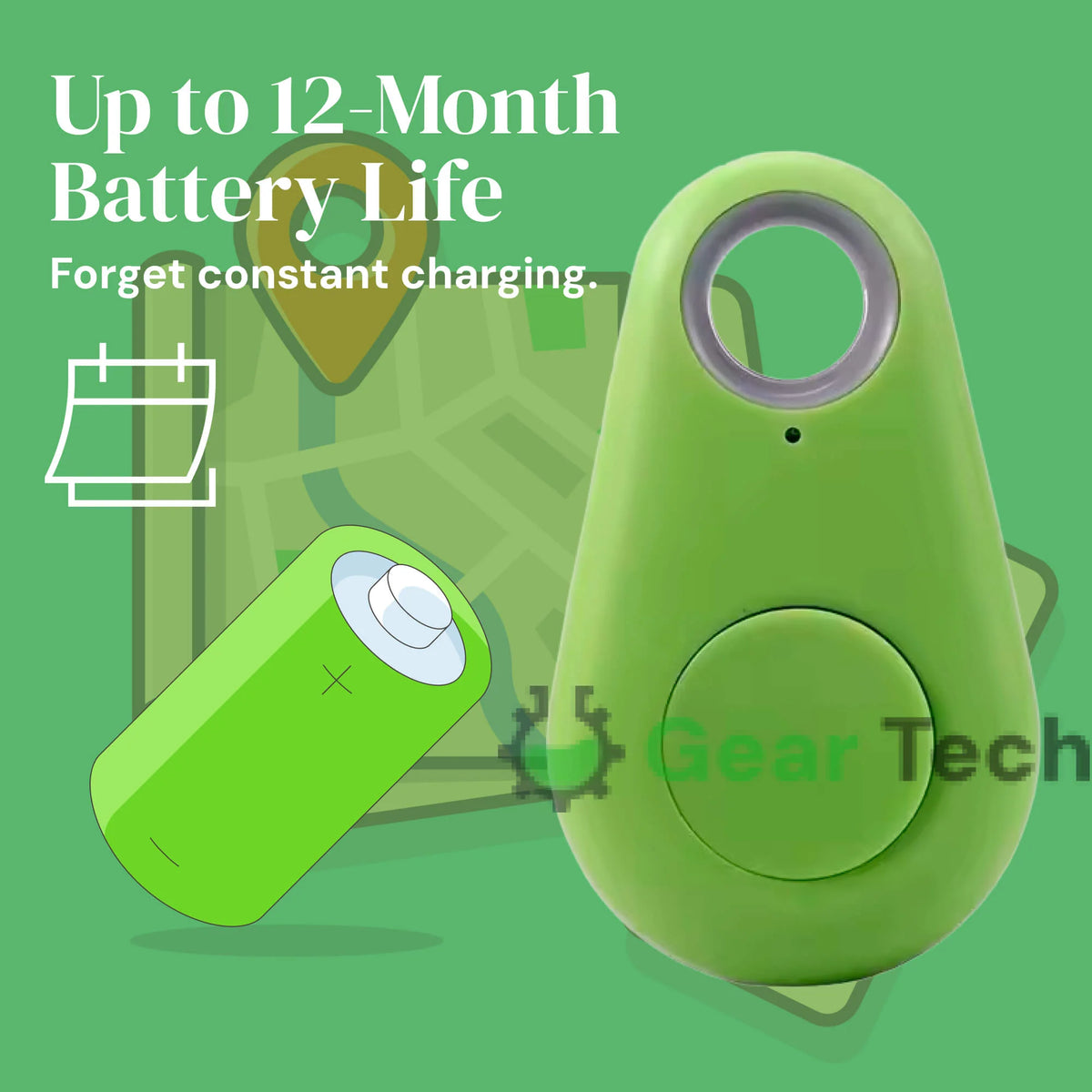 Item Tracker Bluetooth Anti-Loss Water-Resistant IP67