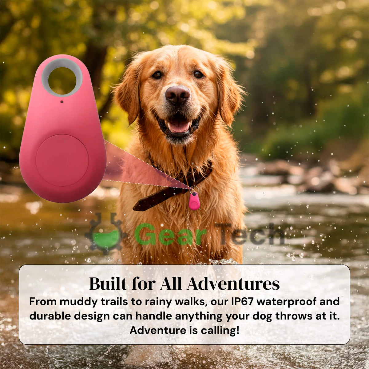 Item Tracker Bluetooth Anti-Loss Water-Resistant IP67