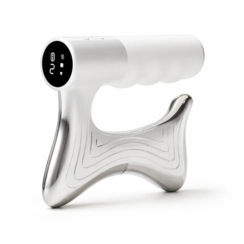 Jaw & Neck Massager Heat Vibration & EMS