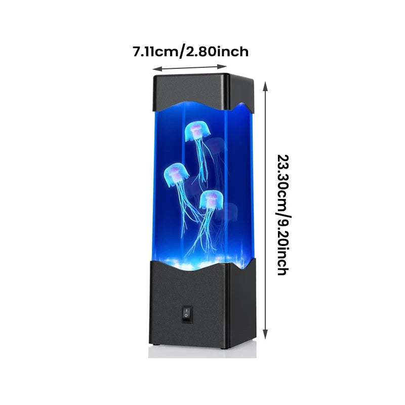 Jellyfish Lamp RGB Color-Changing USB Powered