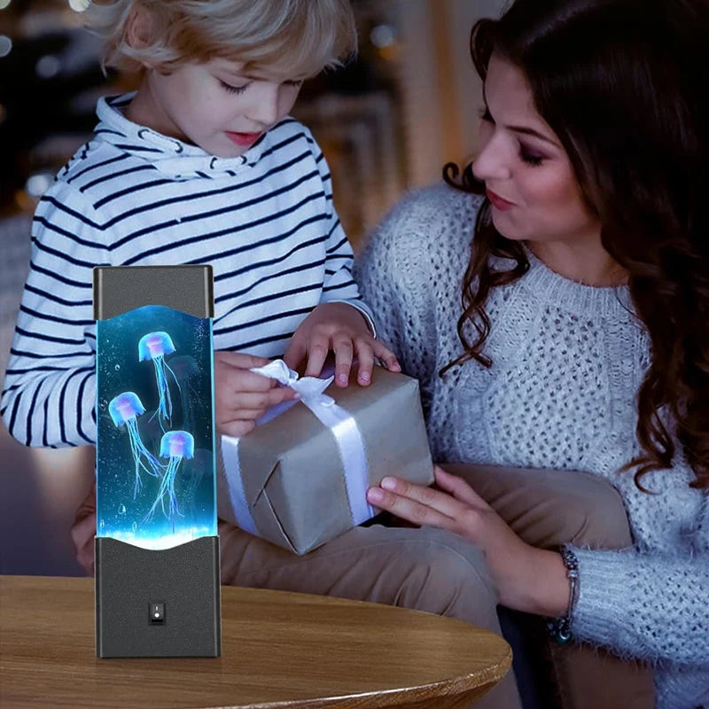 Jellyfish Lamp RGB Color-Changing USB Powered