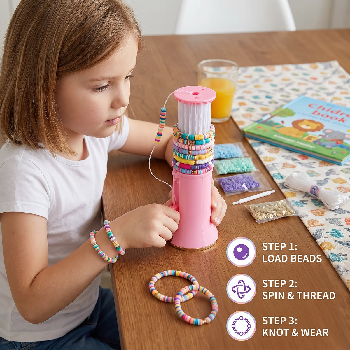 Jewelry Making Kit Beads & Charms Screen-Free Activity