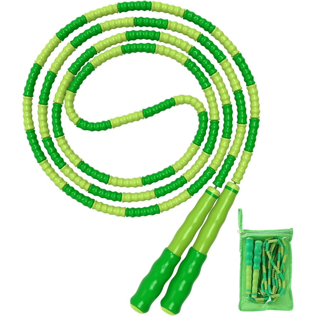 Jump Rope Adjustable Beaded Tangle-Free Lightweight