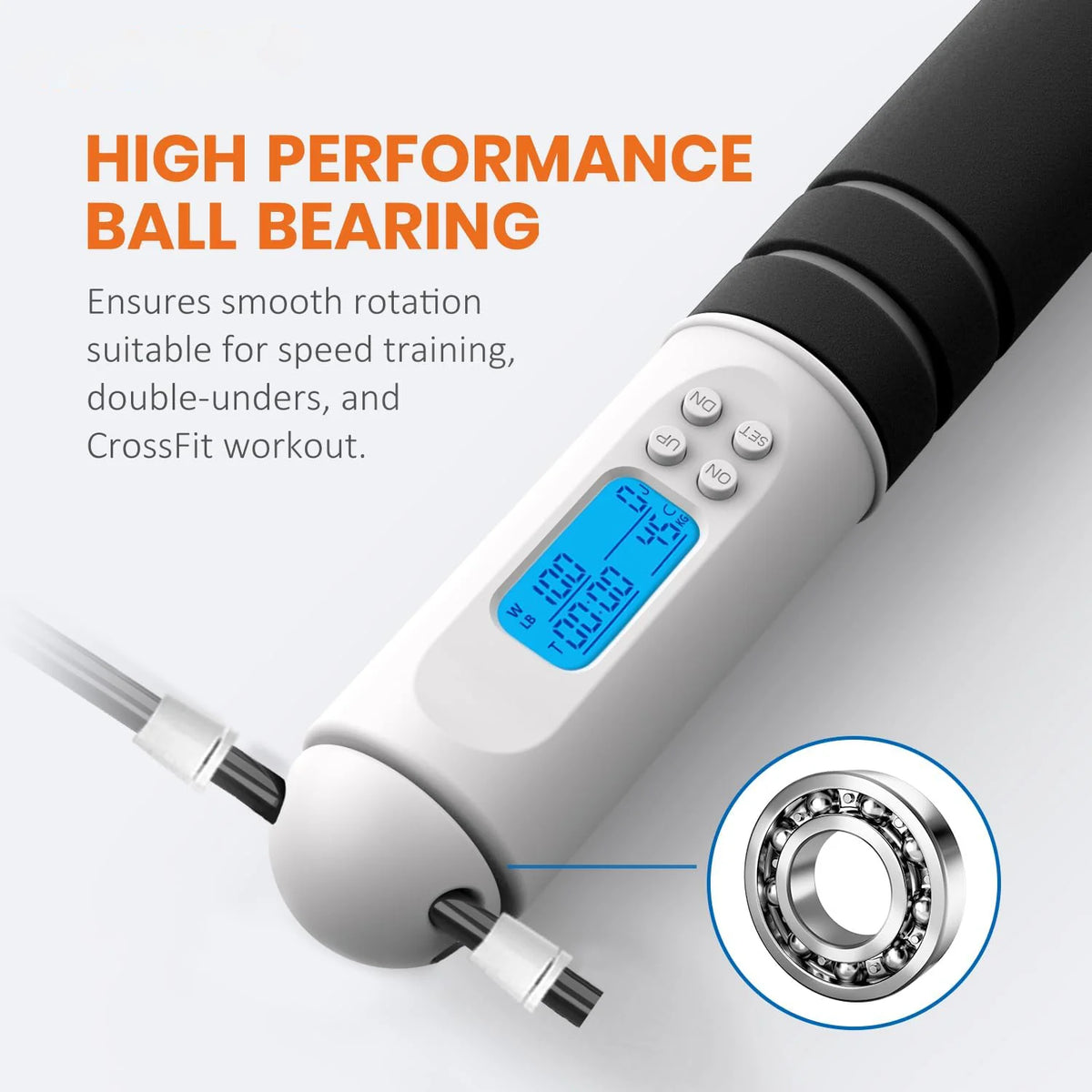 Jump Rope LED Display Calorie Counter