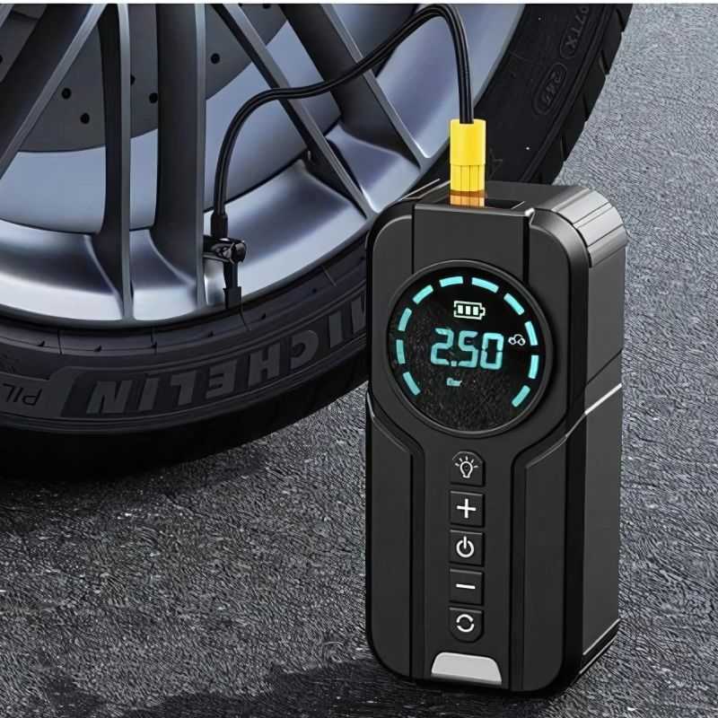 Jump Starter 4-in-1 Tire Inflator Digital Display