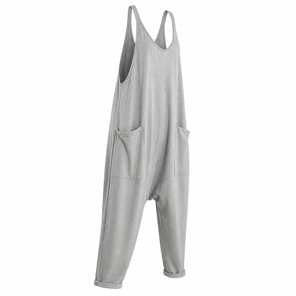 Jumpsuit Baggy Low Crotch Large Pockets