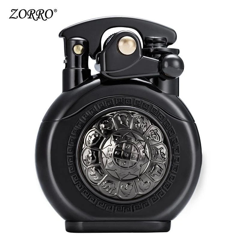 Kerosene Lighter Brass Automatic Spin Ignition Vintage Design