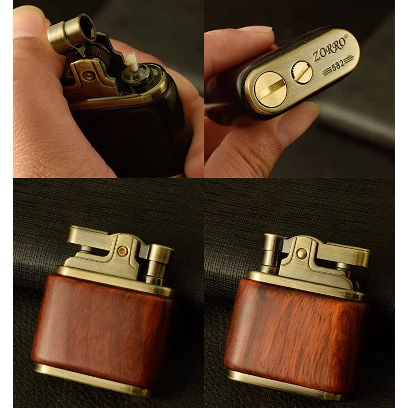 Kerosene Lighter Metal Vintage Design Compact Size