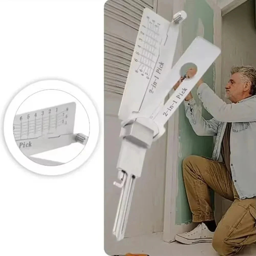 Key Decoder & Lock Pick Tool Precision Decoding Ergonomic