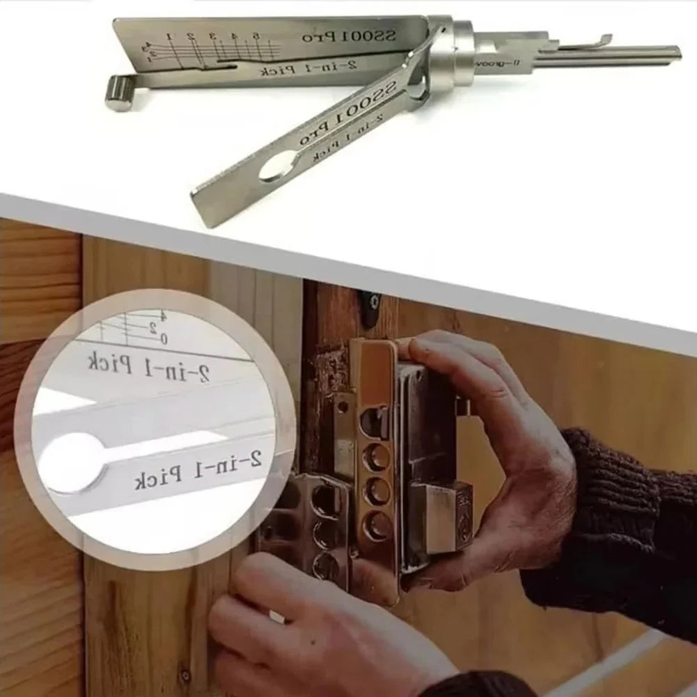 Key Decoder & Lock Pick Tool Precision Decoding Ergonomic