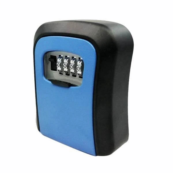 Key Lock Box 4-Digit Combination Weather-Resistant Wall-Mounted