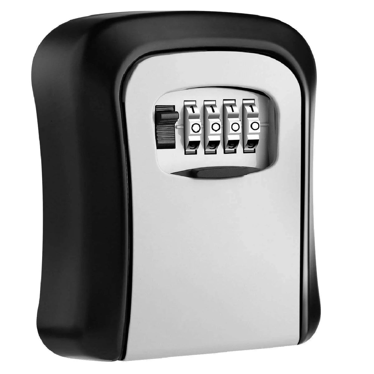 Key Lock Box 4-Digit Combination Weather-Resistant Wall-Mounted
