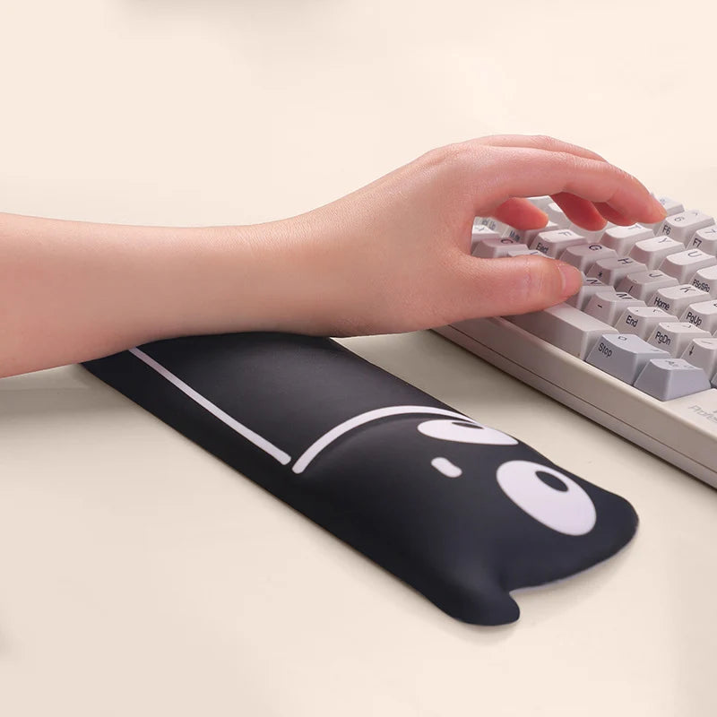 Keyboard Wrist Rest Silicone Ergonomic Support Tea Cup Design