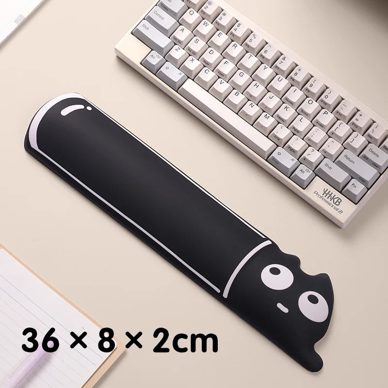 Keyboard Wrist Rest Silicone Ergonomic Support Tea Cup Design