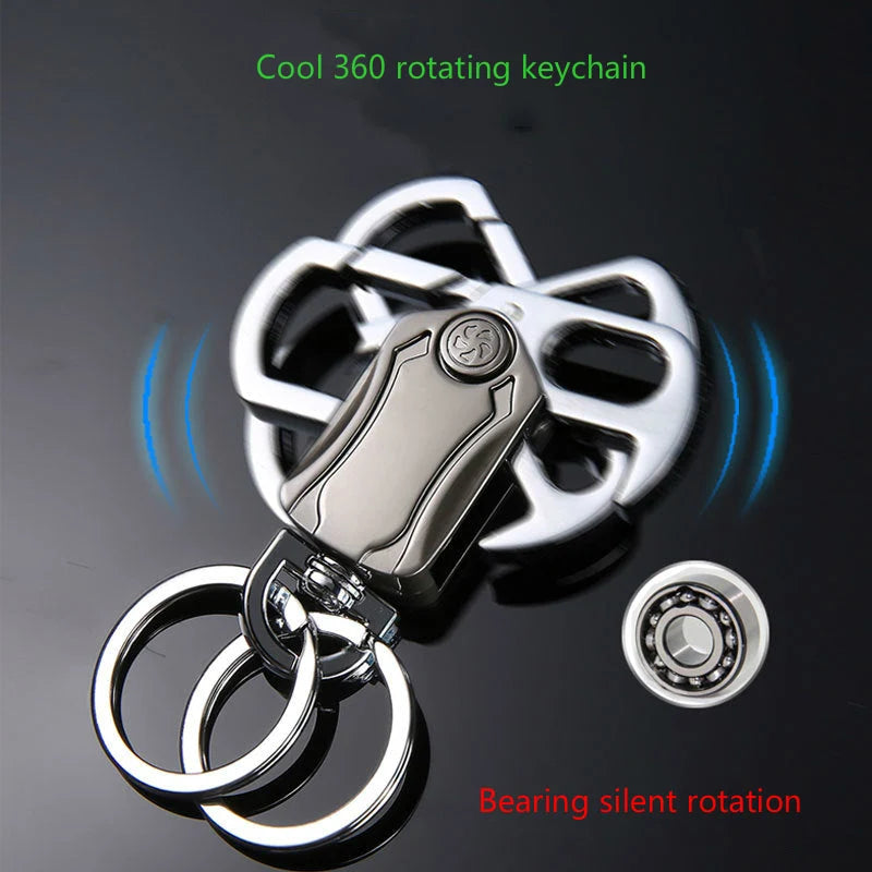 Keychain 360-Degree Rotating Multifunctional Aluminum Alloy