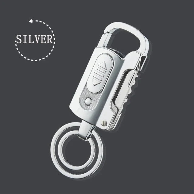 Keychain Lighter Windproof USB Rechargeable Multi-Tool