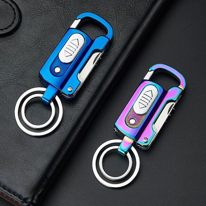 Keychain Lighter Windproof USB Rechargeable Multi-Tool