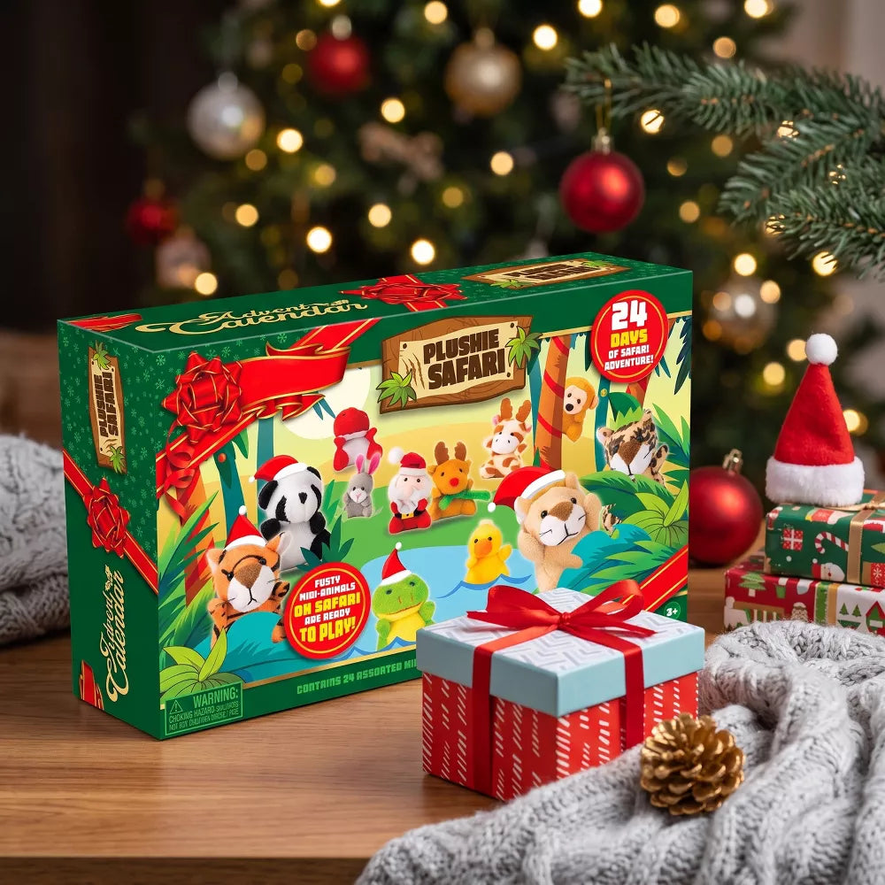 Kids Advent Calendar 24 Mini Plush Animals