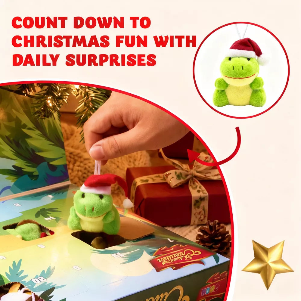 Kids Advent Calendar 24 Mini Plush Animals