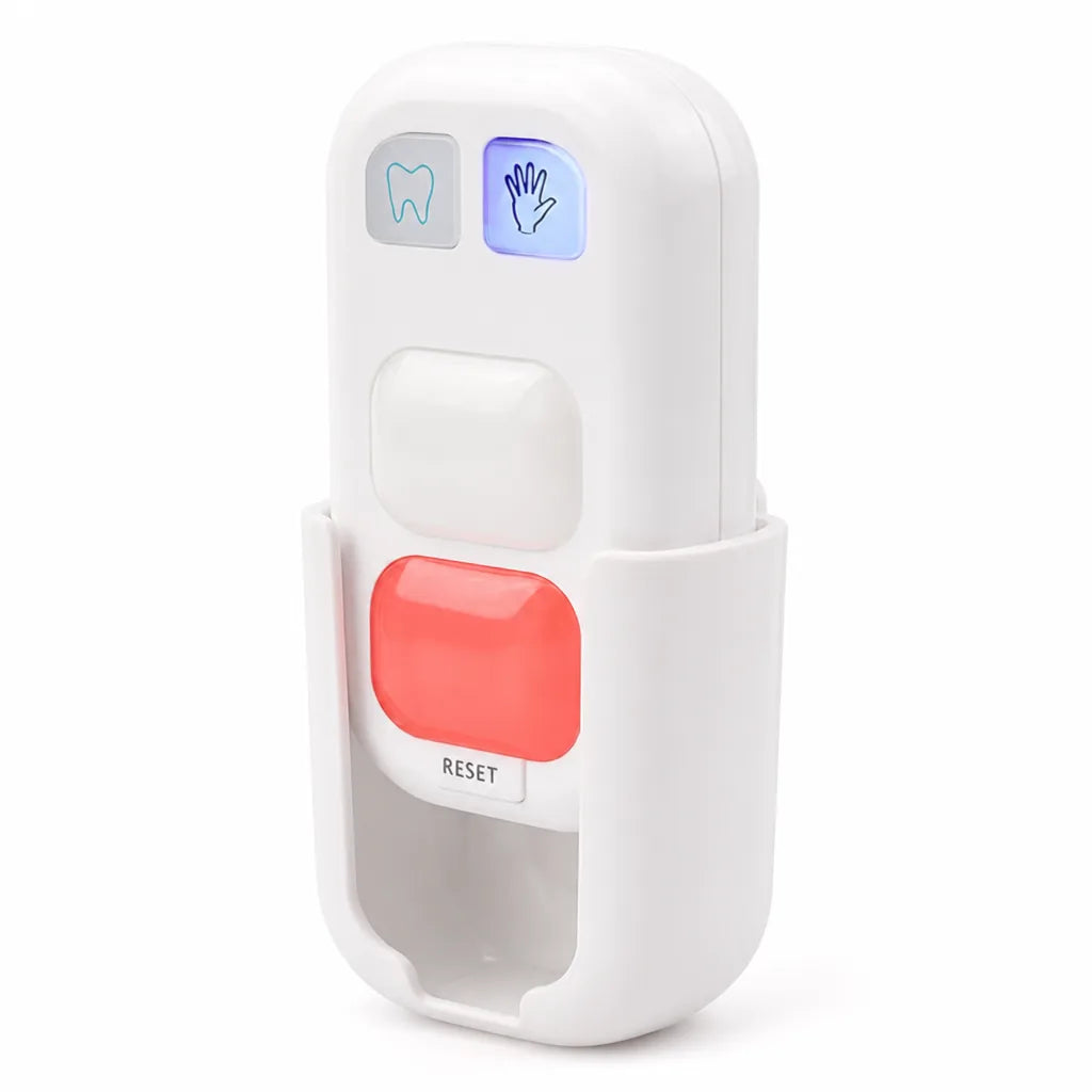 Kids Hygiene Timer LED Guided 2-Min Mode Suction Mount