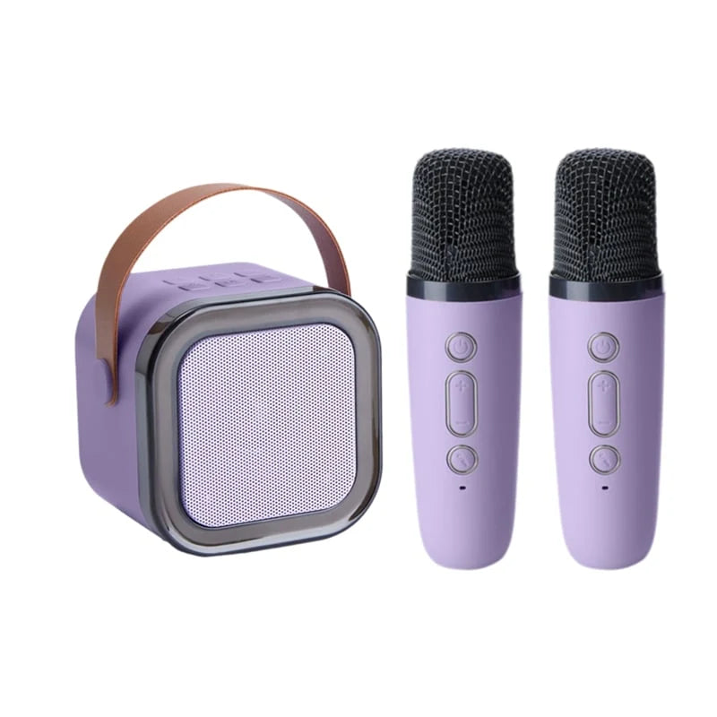 Kids Karaoke Machine Bluetooth Two Wireless Microphones