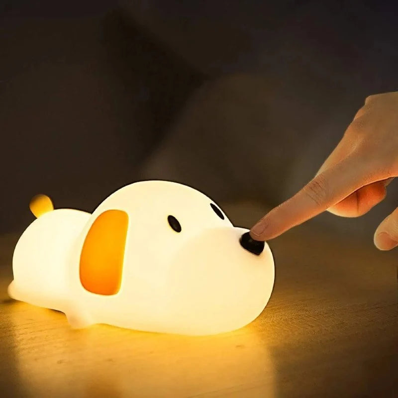 Kids Night Light BPA-Free Silicone Dimmable Rechargeable
