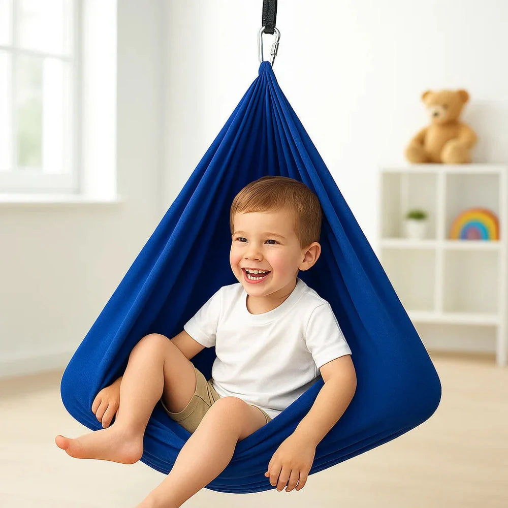 Kids Sensory Swing Breathable Stretch Cotton Ceiling Fitting Kit