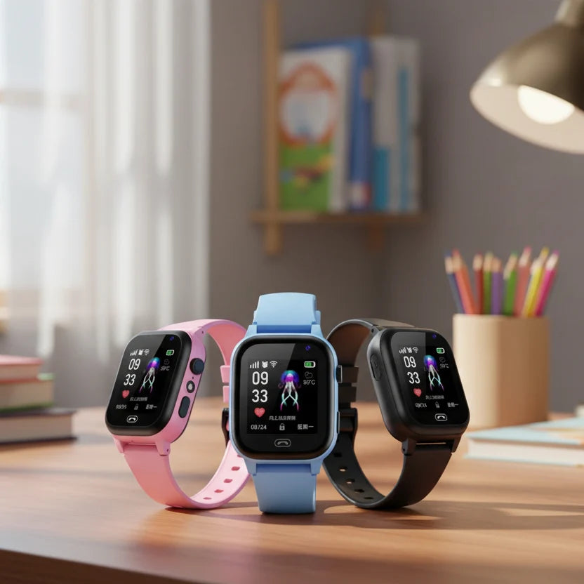 Kids Smartwatch GPS Tracking Video Calling SOS Alerts