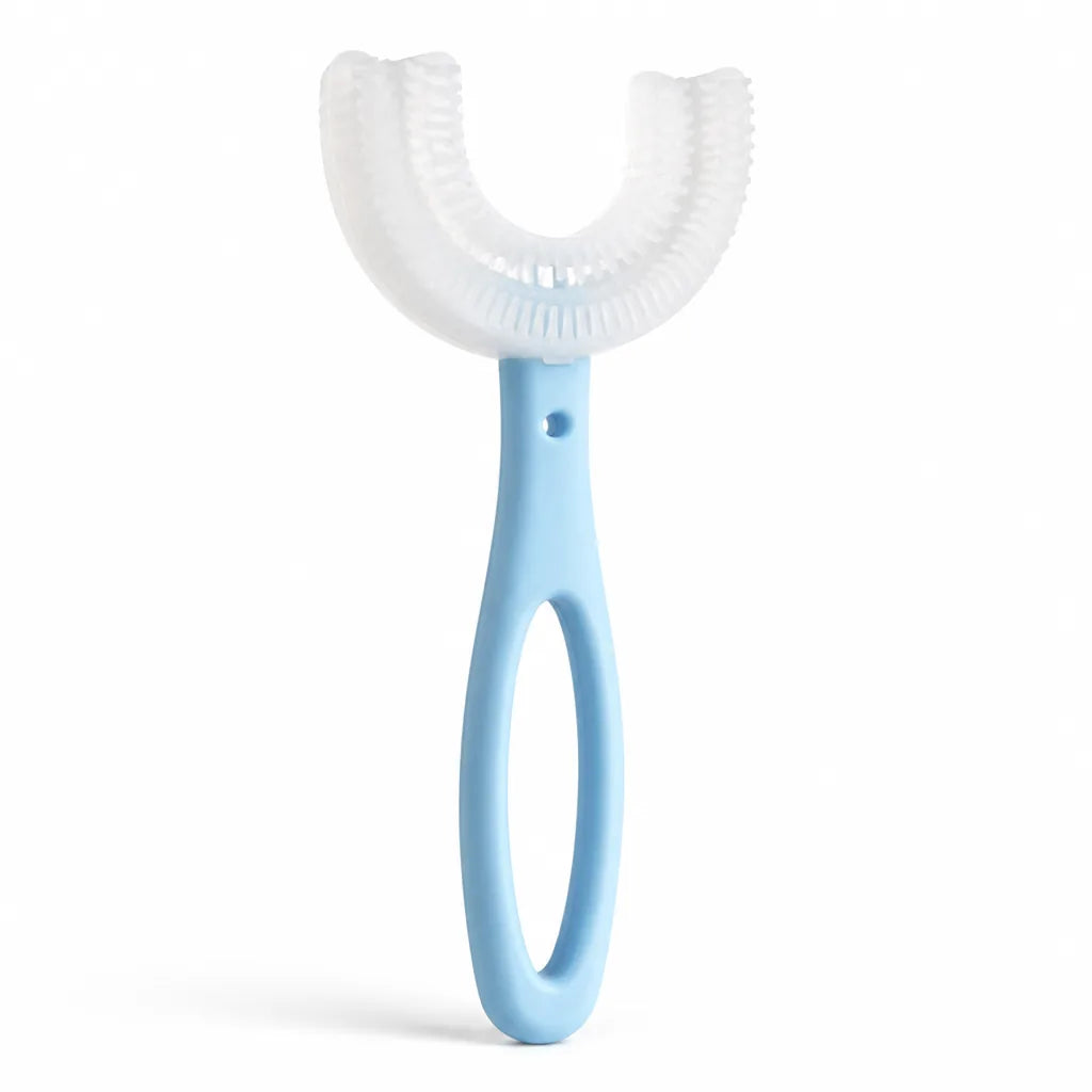 Kids Toothbrush 360° Silicone U-Shape Gum Massage
