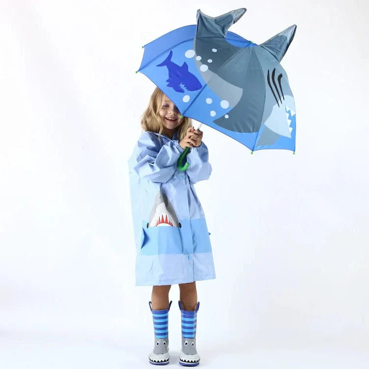 Kids Umbrella Colorful Designs Lightweight Manual Open and Close