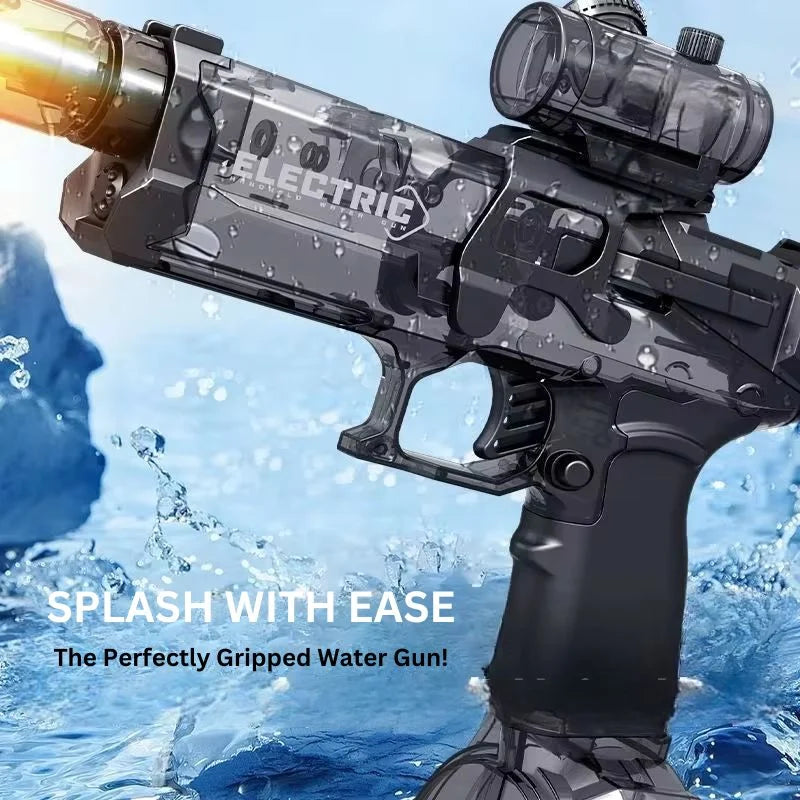 Kids Water Gun Electric Rechargeable LED 26 Ft Range