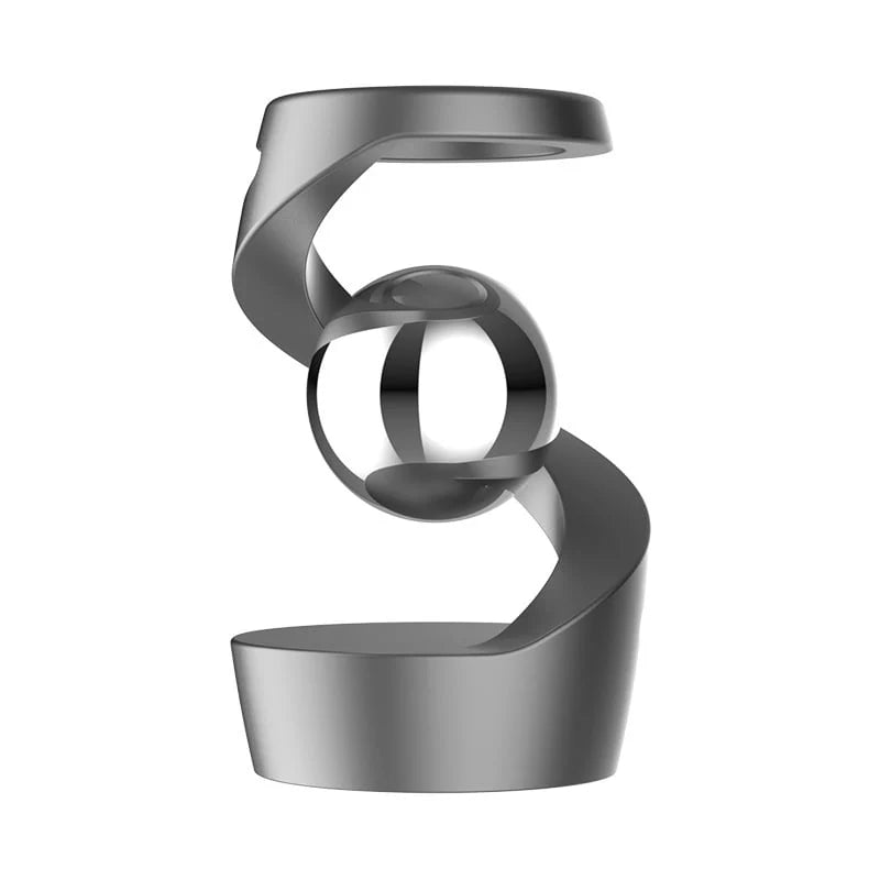 Kinetic Desk Toy Aluminum Floating Ball Illusion