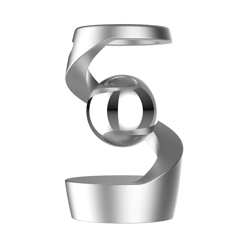 Kinetic Desk Toy Aluminum Floating Ball Illusion