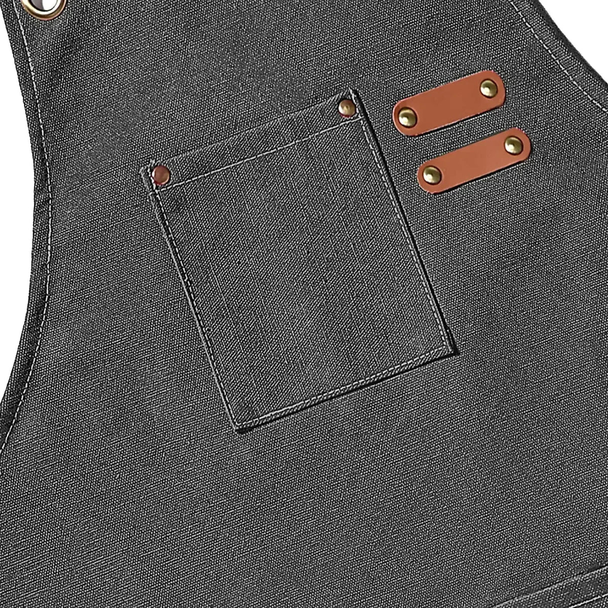 Kitchen Apron Heavy Canvas Adjustable Fit Front Pockets