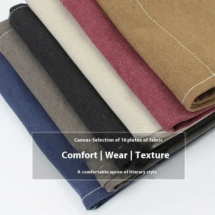 Kitchen Apron Heavy Canvas Adjustable Fit Front Pockets