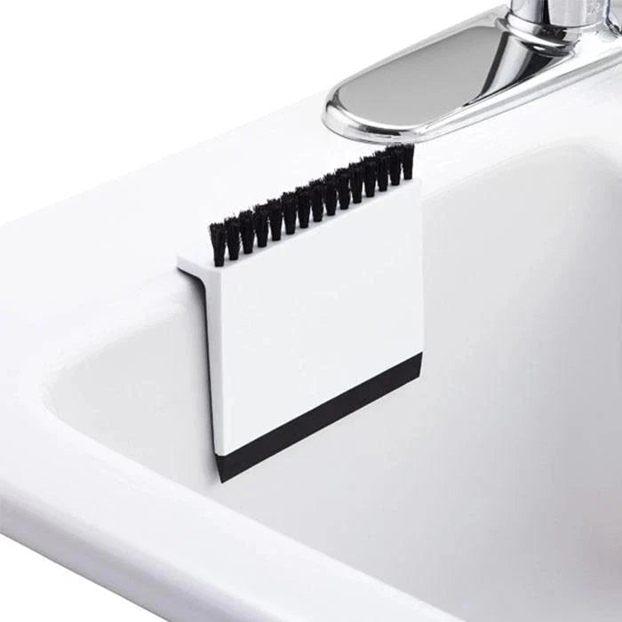 Kitchen Cleaning Scraper Double-Sided Squeegee & Brush Dishwasher-Safe